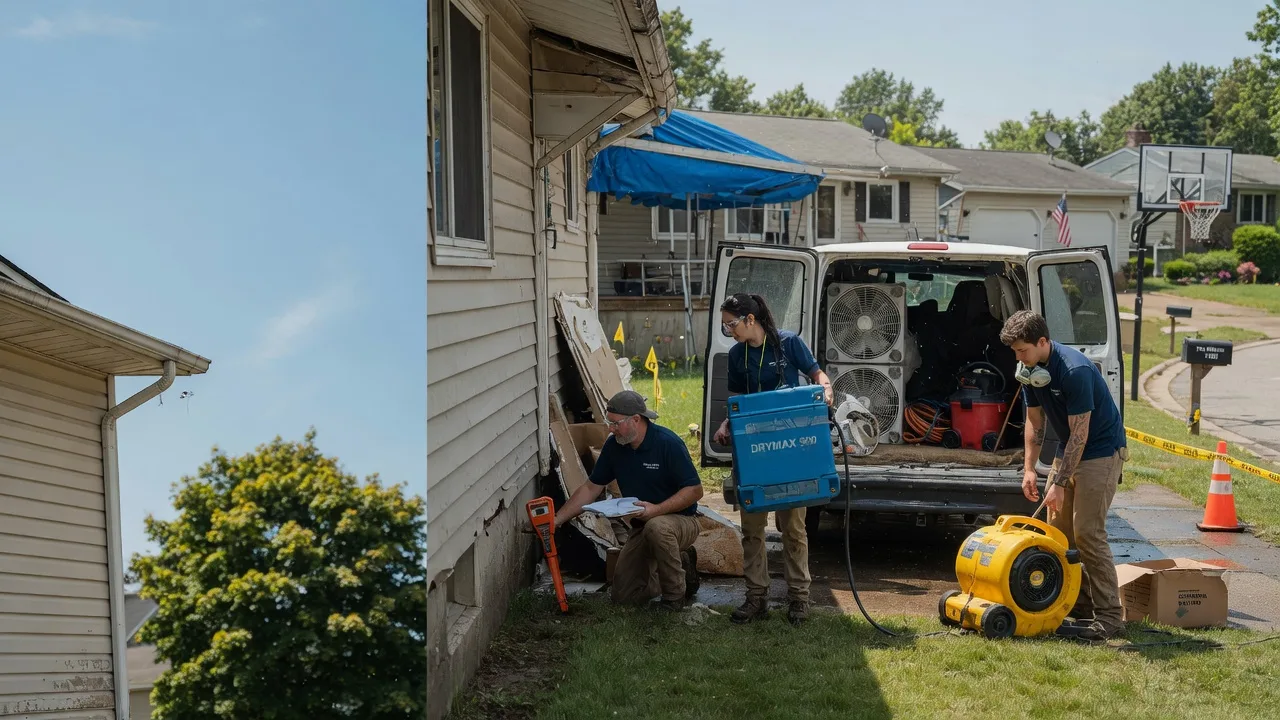 Ceiling Leak Cleanup in Grantham, PA near me